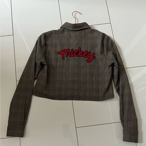 Forever 21 Mickey Shirt Jacket - RARE